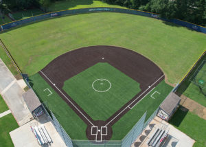 The new baseball and softball field at the Boys & Girls Club in Marietta, ready for young athletes to play.
