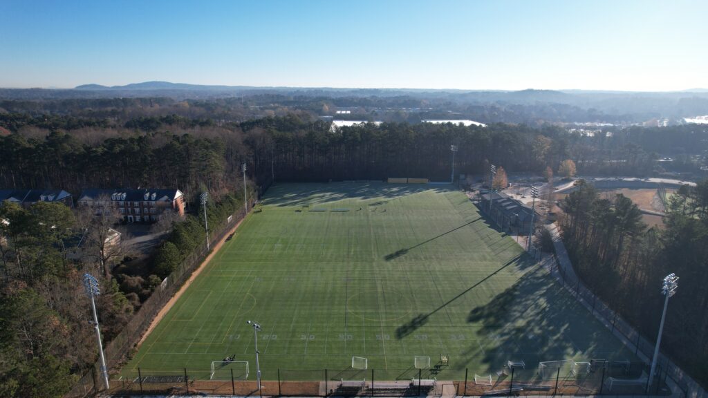 The Perch before turf replacement