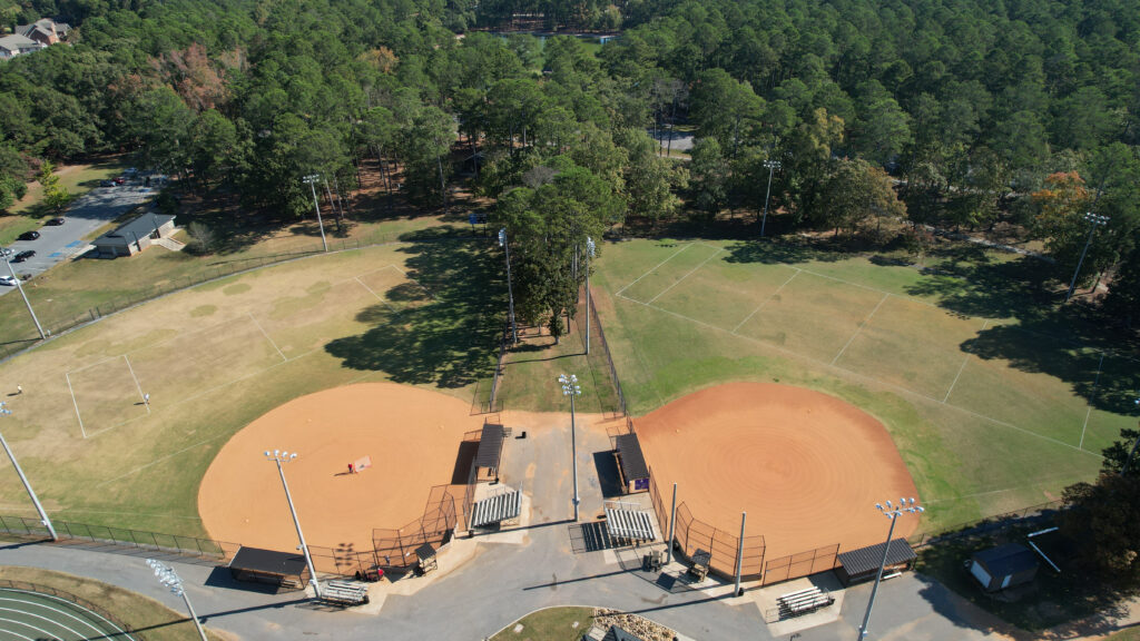 before renovations at Dellinger Park
