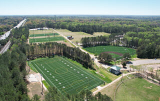 multiuse fields at wade walker park in dekalb county, georgia