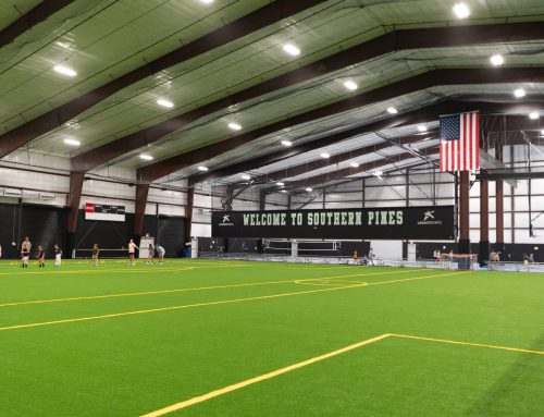 Southern Pines Recreation Complex Indoor Turf Installation | ASG